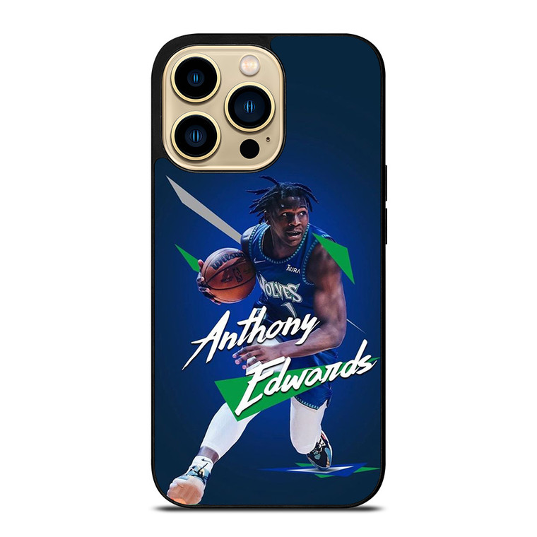 ANTHONY EDWARDS MINNESOTA TIMBERWOLVES BASKETBALL  iPhone 14 Pro Max Case Cover