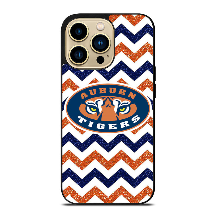 AUBURN TIGERS FOOTBALL STRIPE LOGO  iPhone 14 Pro Max Case Cover