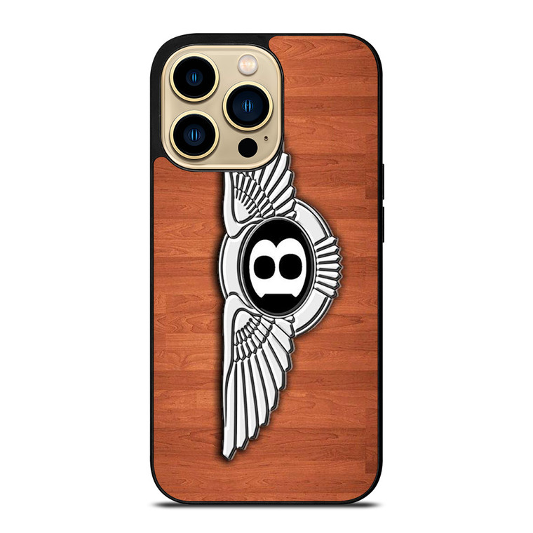 BENTLEY CAR WOODEN EMBLEM  iPhone 14 Pro Max Case Cover