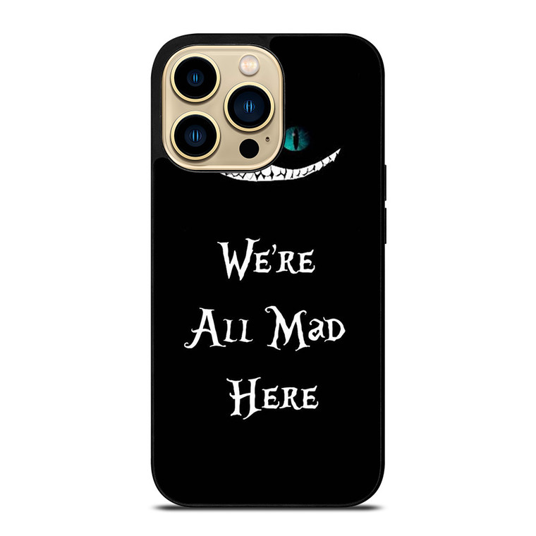 CHESHIRE CAT FUNNY ALICE IN WONDERLAND  iPhone 14 Pro Max Case Cover