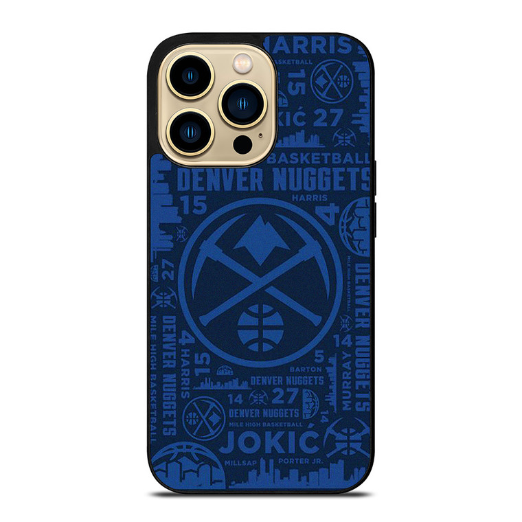 DENVER NUGGETS NBA BASKETBALL COLLAGE  iPhone 14 Pro Max Case Cover