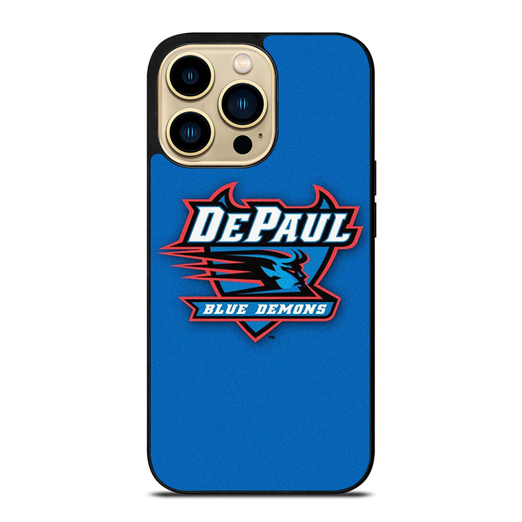 DEPAUL BLUE DEMONS BASKETBALL LOGO 2  iPhone 14 Pro Max Case Cover