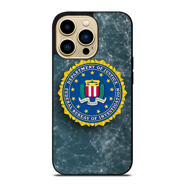 FBI FEDERAL BUREAU OF INVESTIGATION BADGE  iPhone 14 Pro Max Case Cover