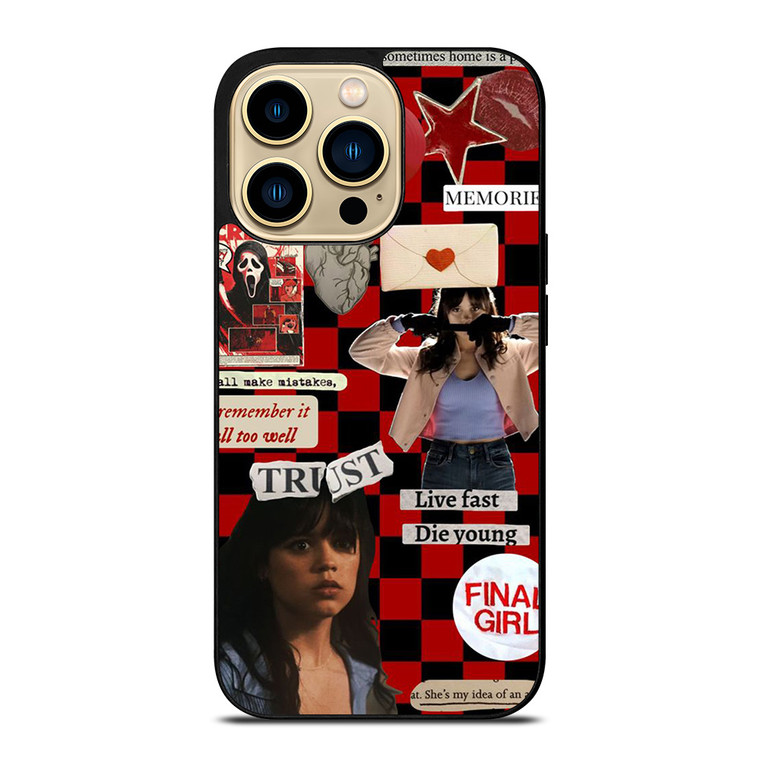 JENNA ORTEGA TARA CARPENTER SCREAM VI COLLAGE  iPhone 14 Pro Max Case Cover