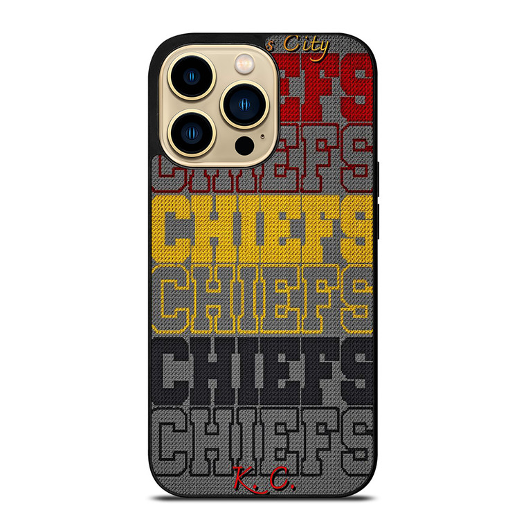 KANSAS CITY CHIEFS METAL SYMBOL  iPhone 14 Pro Max Case Cover