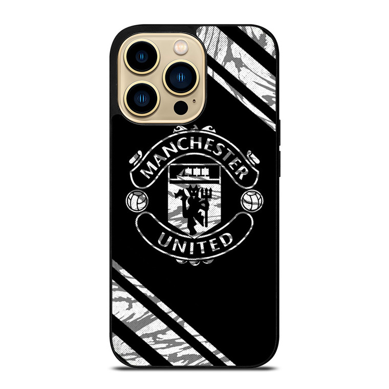MANCHESTER UNITED CAMO LOGO  iPhone 14 Pro Max Case Cover