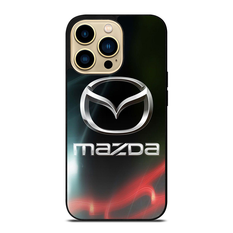 MAZDA CAR METAL LOGO  iPhone 14 Pro Max Case Cover