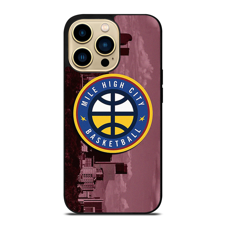 MILE HIGH CITY BASKETBALL BADGE  iPhone 14 Pro Max Case Cover MILE HIGH CITY BASKETBALL BADGE  iPhone 14 Pro Max Case Cover