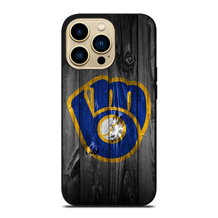 MILWAUKEE BREWERS BASEBALL WOOD LOGO  iPhone 14 Pro Max Case Cover MILWAUKEE BREWERS BASEBALL WOOD LOGO  iPhone 14 Pro Max Case Cover