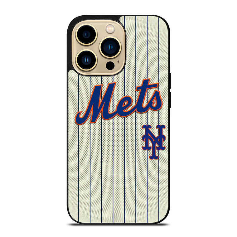 NEW YORK METS BASEBALL STRIPE SYMBOL  iPhone 14 Pro Max Case Cover