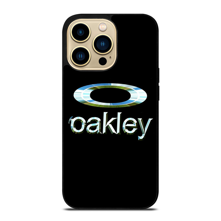OAKLEY METAL BLACK EMBLEM  iPhone 14 Pro Max Case Cover