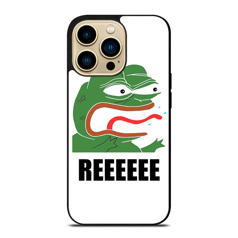 PEPE THE FROG REEEE CARTOON  iPhone 14 Pro Max Case Cover