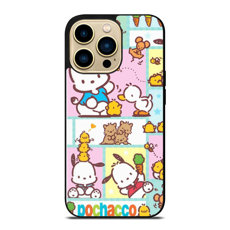 POCHACCO CUTE CARTOON COLLAGE  iPhone 14 Pro Max Case Cover