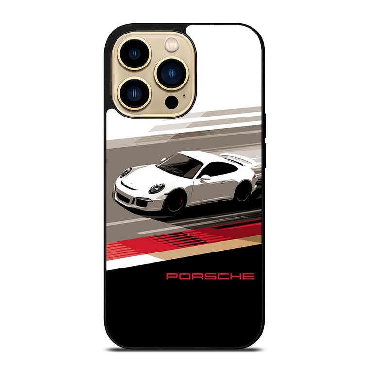 PORSCHE GT3 MINIMALIST  iPhone 14 Pro Max Case Cover