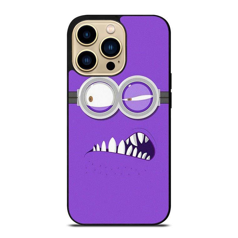 PURPLE MINION MINIMALIST  iPhone 14 Pro Max Case Cover