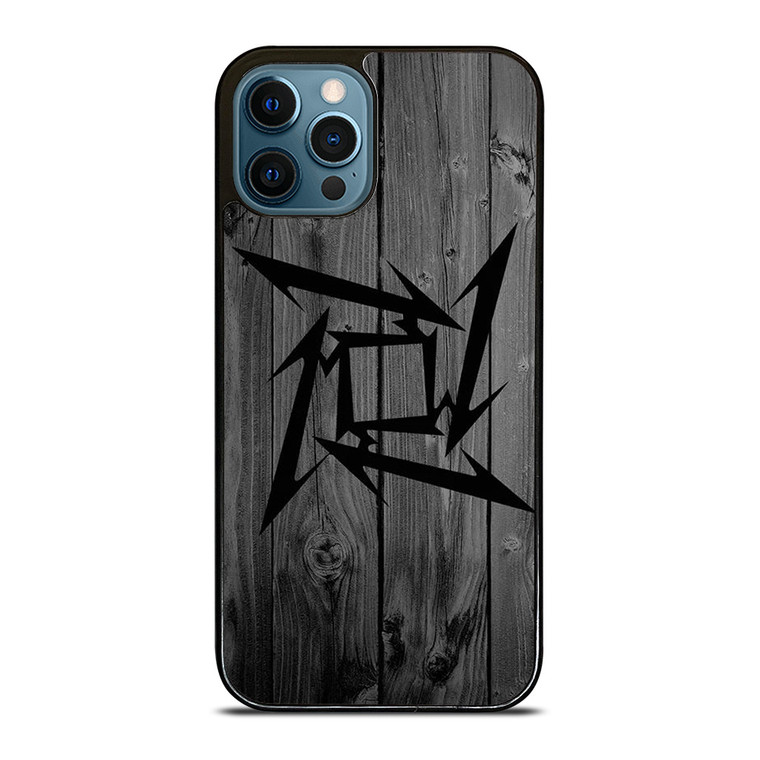 METALLICA METAL BAND WOOD ICON  iPhone 12 Pro Max Case Cover