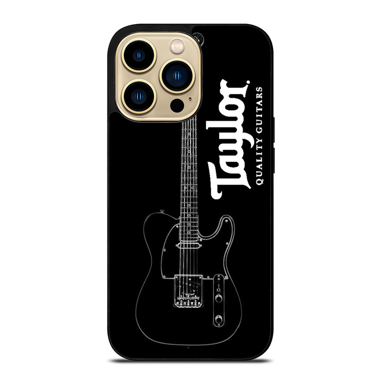 TAYLOR GUITARS BLACK LOGO  iPhone 14 Pro Max Case Cover