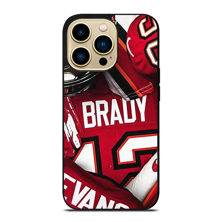 TOM BRADY TAMPA BAY BUCCANEERS KIT  iPhone 14 Pro Max Case Cover