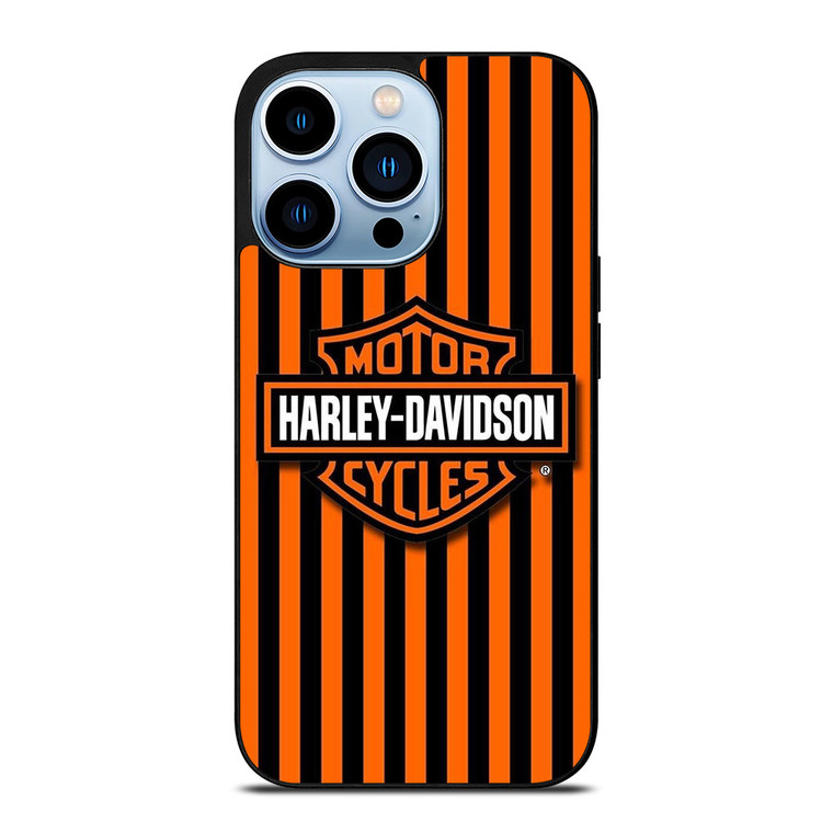 HARLEY DAVIDSON MOTOR CYCLES ORANGE STRIPE iPhone 13 Pro Max Case Cover HARLEY DAVIDSON MOTOR CYCLES ORANGE STRIPE iPhone 13 Pro Max Case Cover