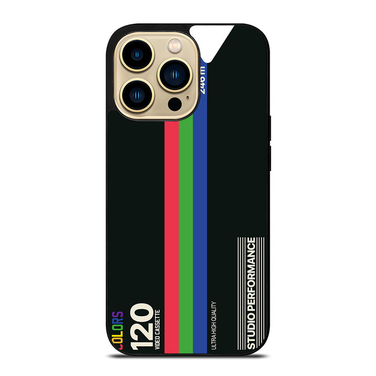 VHS CASSETTE STUDIO PERFORMANCE  iPhone 14 Pro Max Case Cover