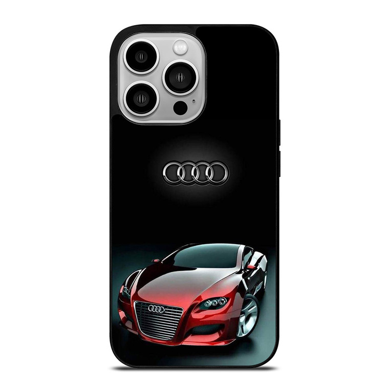 AUDI R8 RED EMBLEM iPhone 14 Pro Case Cover