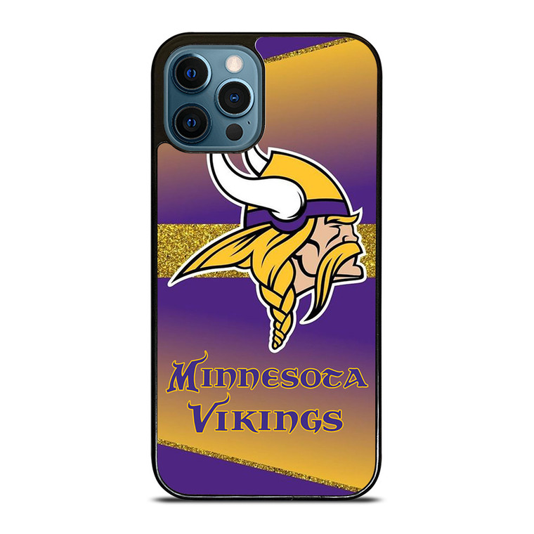 MINNESOTA VIKINGS GLITTER LOGO  iPhone 12 Pro Max Case Cover