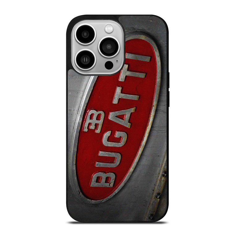 BUGATTI METAL LOGO iPhone 14 Pro Case Cover