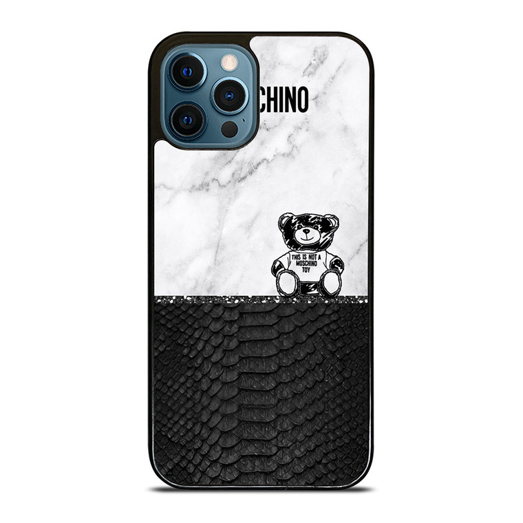 MOSCHINO TOY SNAKE SKIN  iPhone 12 Pro Max Case Cover MOSCHINO TOY SNAKE SKIN  iPhone 12 Pro Max Case Cover