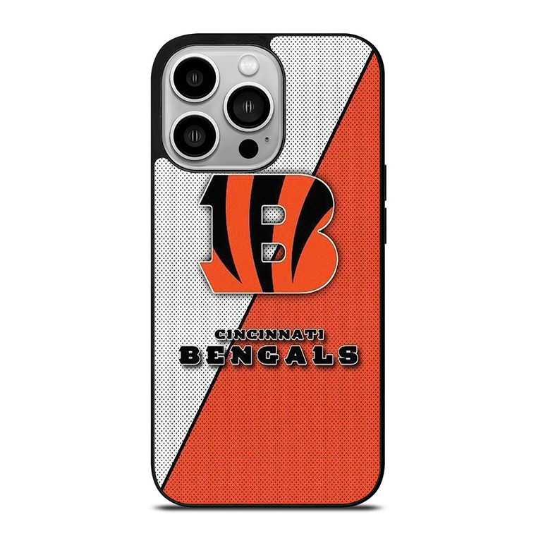 CINCINNATI BENGALS FOOTBALL NFL EMBLEM iPhone 14 Pro Case Cover