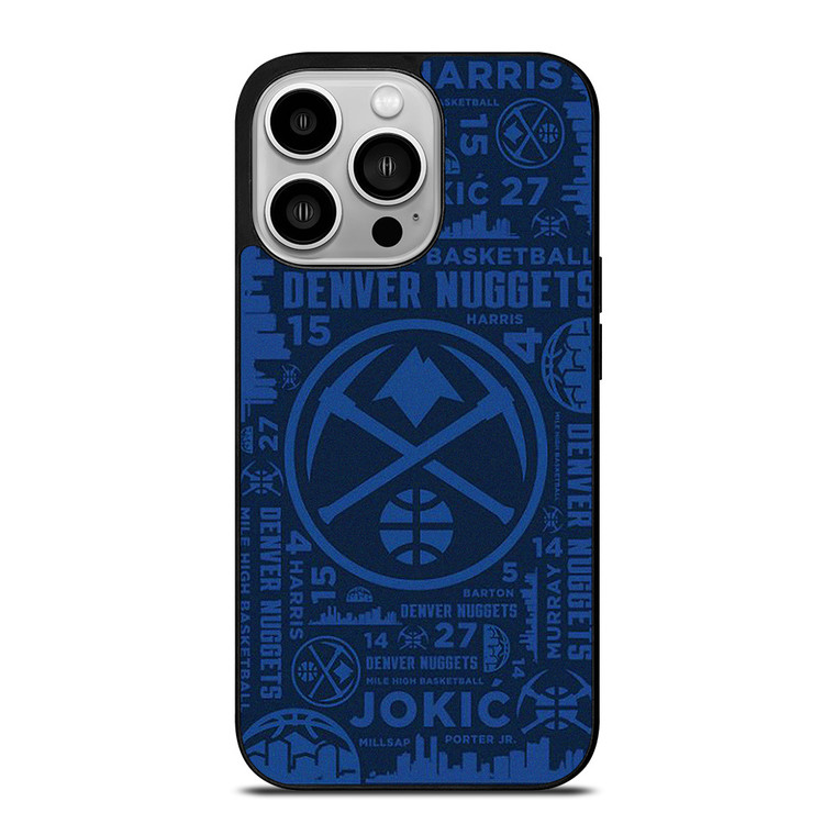 DENVER NUGGETS NBA BASKETBALL COLLAGE iPhone 14 Pro Case Cover DENVER NUGGETS NBA BASKETBALL COLLAGE iPhone 14 Pro Case Cover