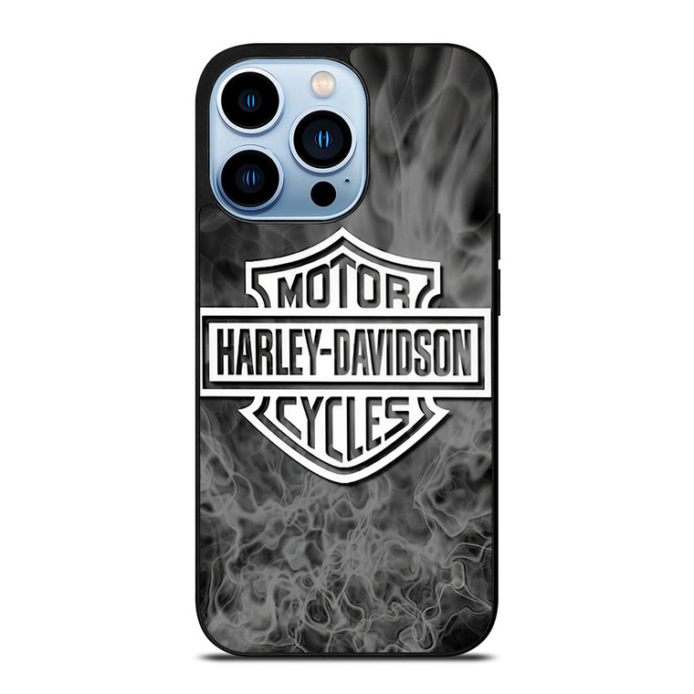 HARLEY DAVIDSON MOTORCYCLES SMOKE LOGO iPhone 13 Pro Max Case Cover