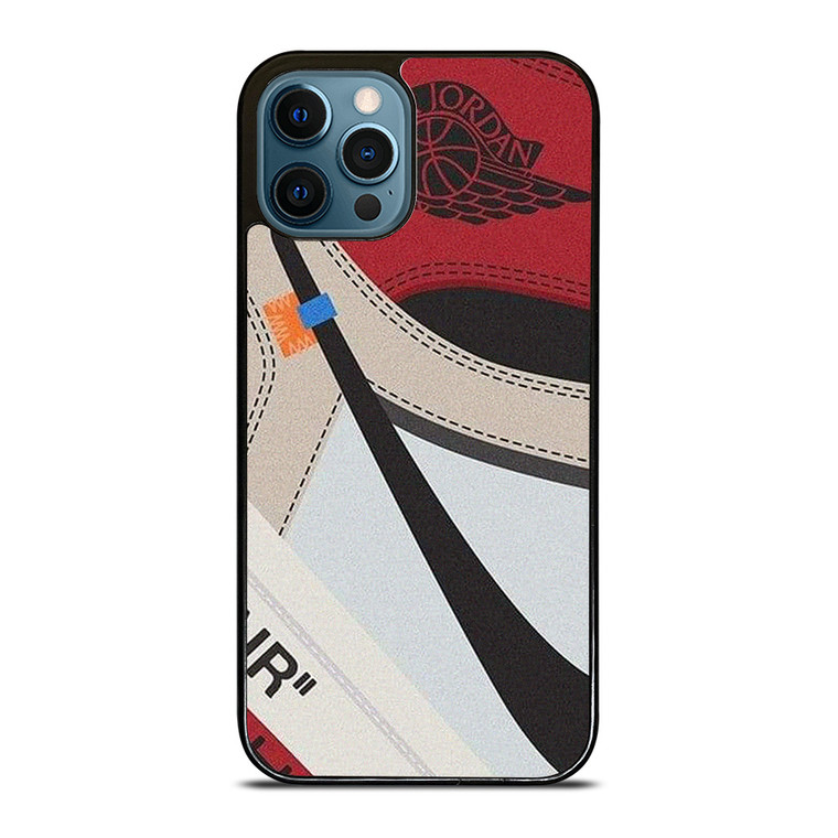 NIKE AIR JORDAN 1 HIGH OFF WHITE  iPhone 12 Pro Max Case Cover