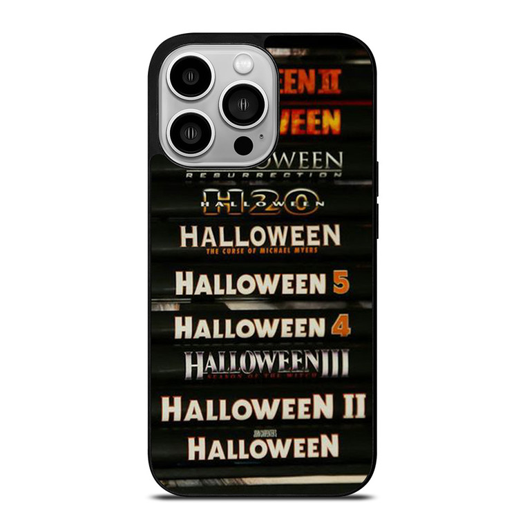 HALLOWEEN MOVIE BLU RAY COLLECTION iPhone 14 Pro Case Cover