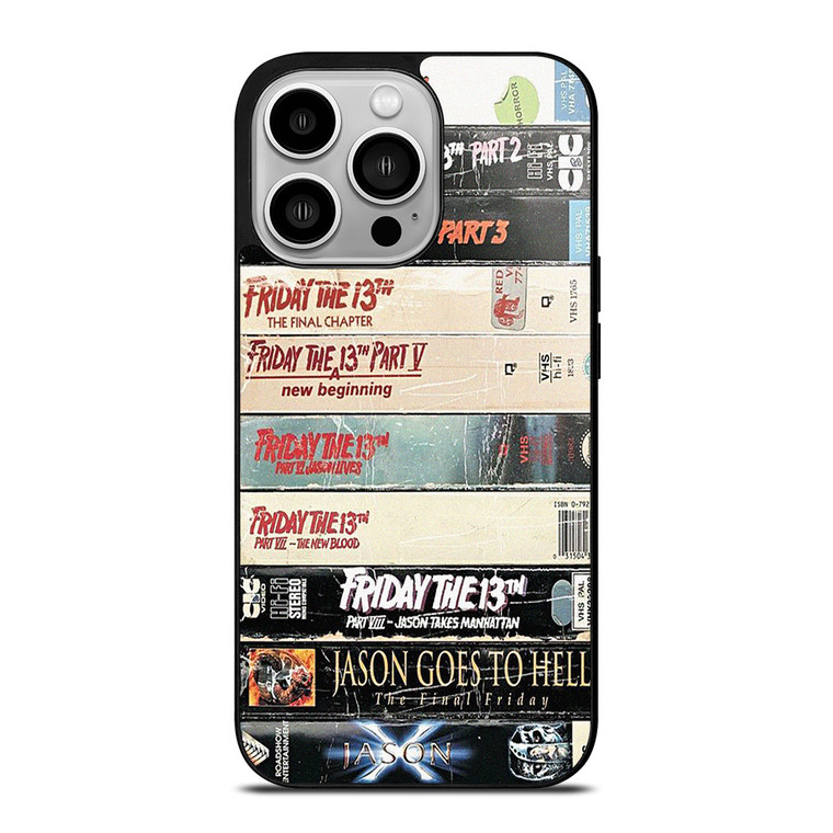 JASON VOORHES FRIDAY THE 13TH MOVIES COLLECTION iPhone 14 Pro Case Cover