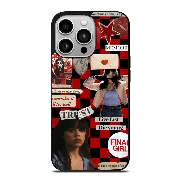 JENNA ORTEGA TARA CARPENTER SCREAM VI COLLAGE iPhone 14 Pro Case Cover