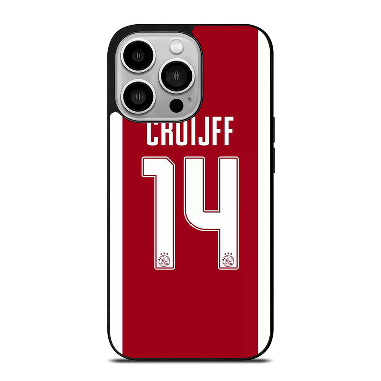 JOHAN CRUIJFF AJAX AMSTERDAM KIT iPhone 14 Pro Case Cover