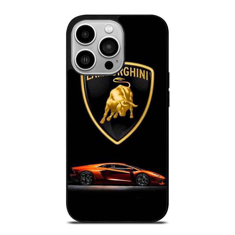 LAMBORHINI SUPER CAR EMBLEM iPhone 14 Pro Case Cover