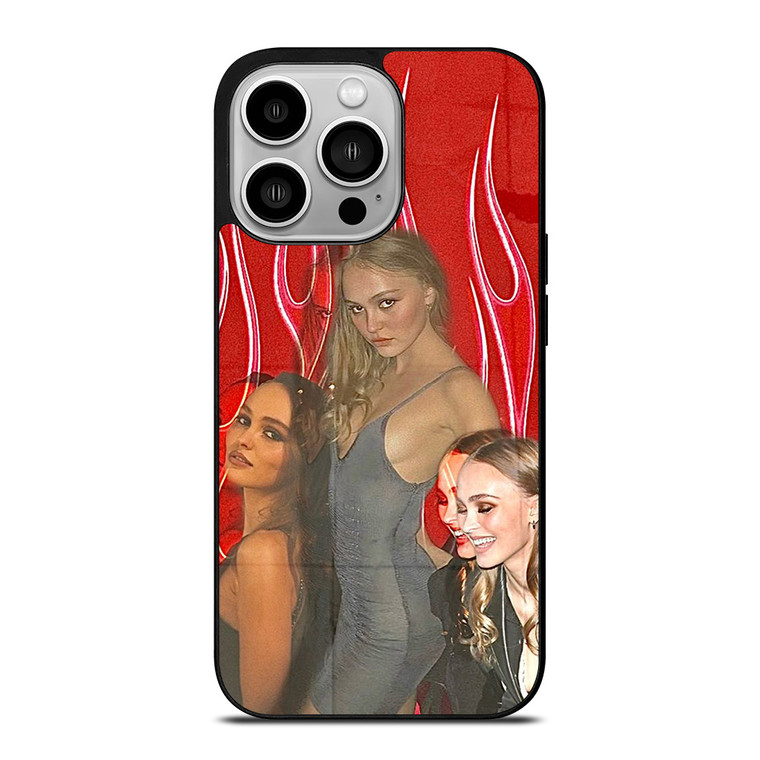 LILY ROSE DEPP COLLAGE iPhone 14 Pro Case Cover