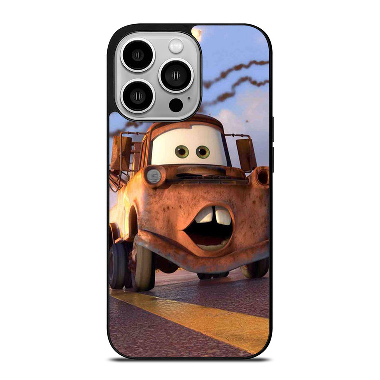 MATER FUNNY FACE CARS iPhone 14 Pro Case Cover