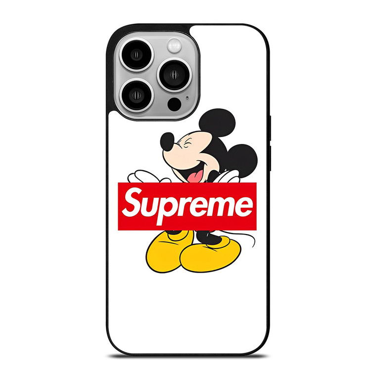 MICKEY MOUSE DISNEY SUPREME LOGO iPhone 14 Pro Case Cover MICKEY MOUSE DISNEY SUPREME LOGO iPhone 14 Pro Case Cover