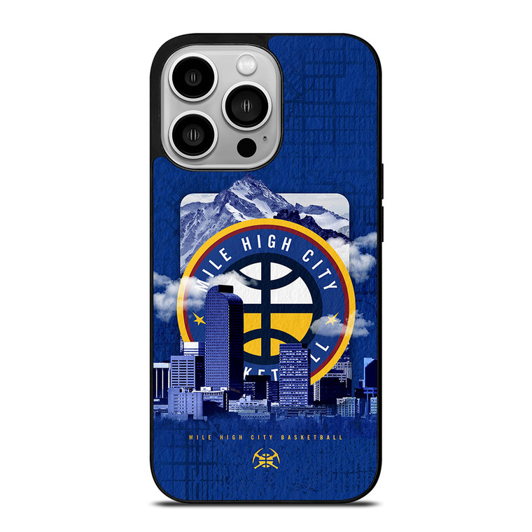 MILE HIGH CITY BASKETBALL LOGO iPhone 14 Pro Case Cover MILE HIGH CITY BASKETBALL LOGO iPhone 14 Pro Case Cover