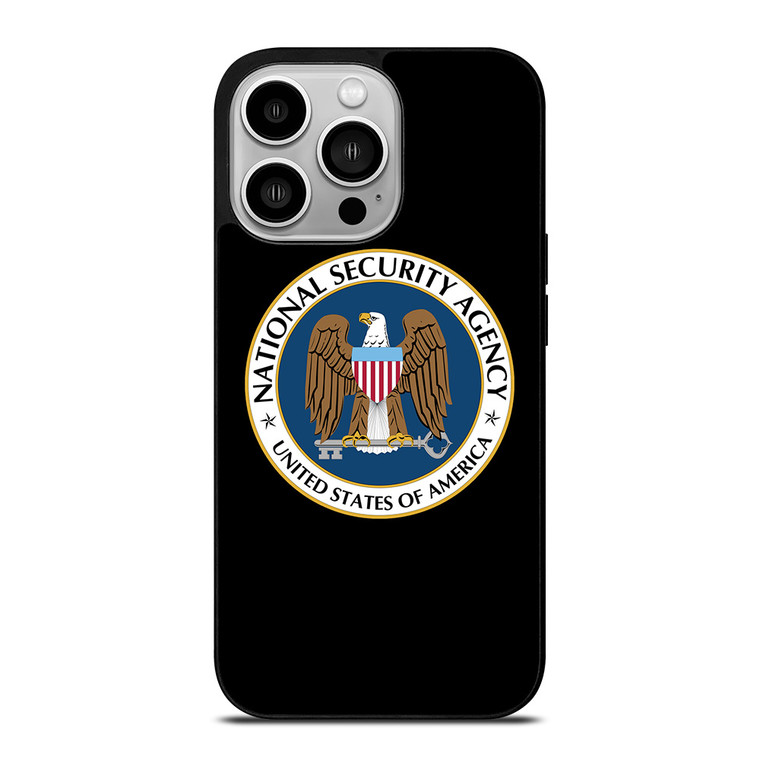 NATIONAL SECURITY AGENCY NSA USA BADGE iPhone 14 Pro Case Cover