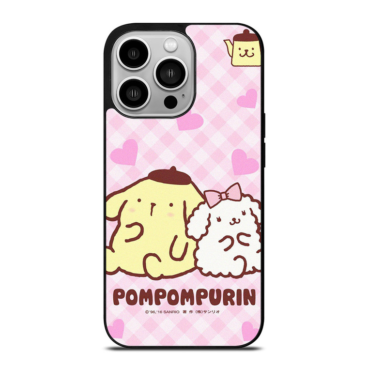 POMPOMPURIN PINK ANIME iPhone 14 Pro Case Cover