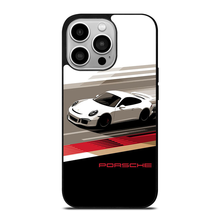 PORSCHE GT3 MINIMALIST iPhone 14 Pro Case Cover