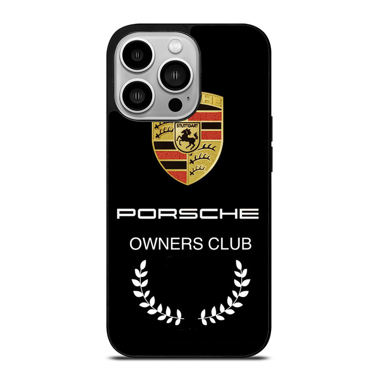 PORSCHE OWNERS CLUB LOGO iPhone 14 Pro Case Cover PORSCHE OWNERS CLUB LOGO iPhone 14 Pro Case Cover