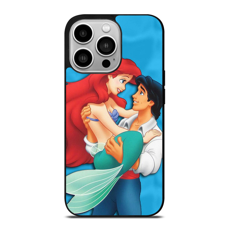 PRINCE ERIC AND PRINCESS ARIEL CARTOON DISNEY iPhone 14 Pro Case Cover