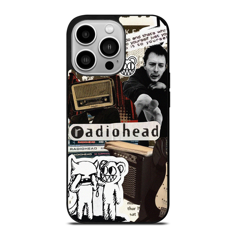 RADIOHEAD THOM YORK COLLAGE iPhone 14 Pro Case Cover