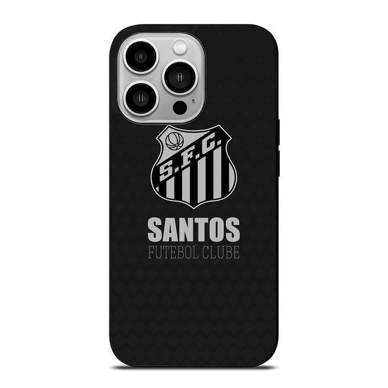 SANTOS FOOTBALL CLUB CARBON LOGO iPhone 14 Pro Case Cover
