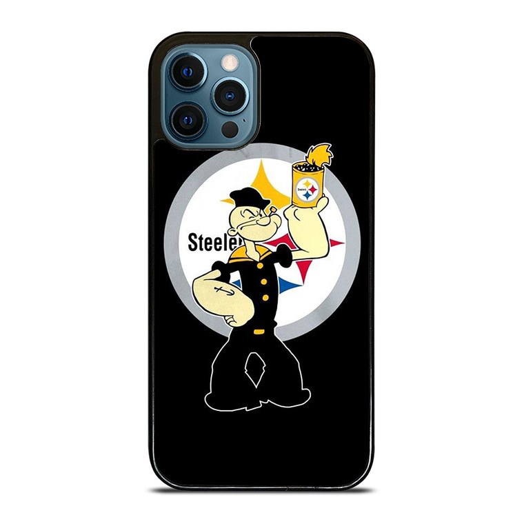 PITTSBURGH STEELERS FOOTBALL POPEYE CARTOON  iPhone 12 Pro Max Case Cover