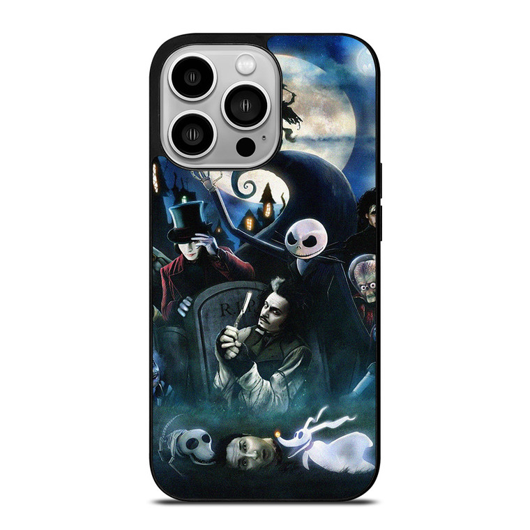 TIM BURTON HORROR MOVIE COLLECTION iPhone 14 Pro Case Cover